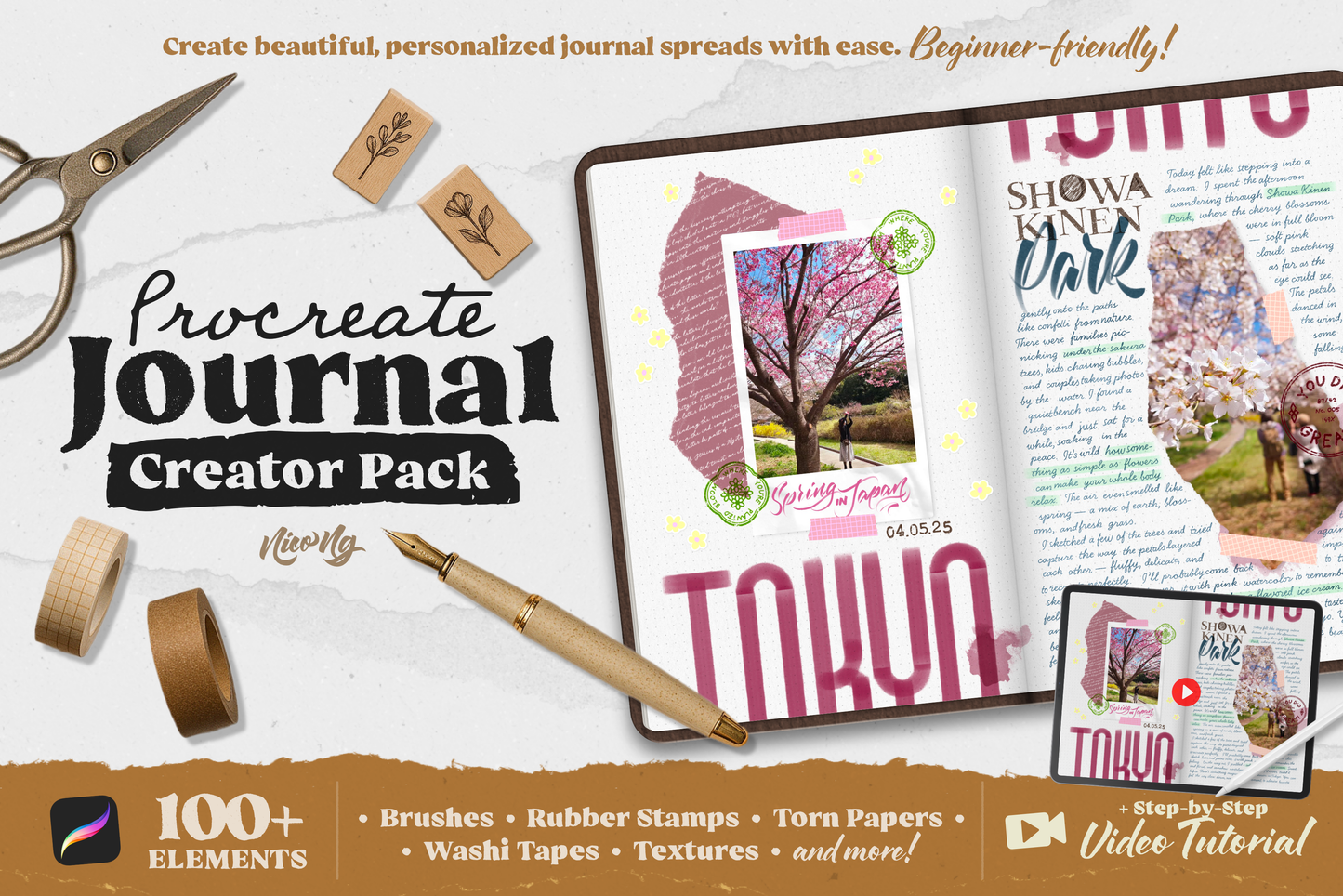 Procreate Journal Creator Pack