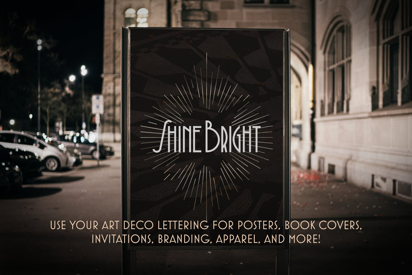 Modern Art Deco Lettering Toolkit