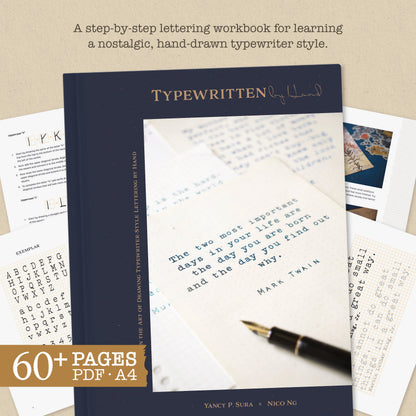 Typewritten by Hand: A Typewriter Lettering Workbook