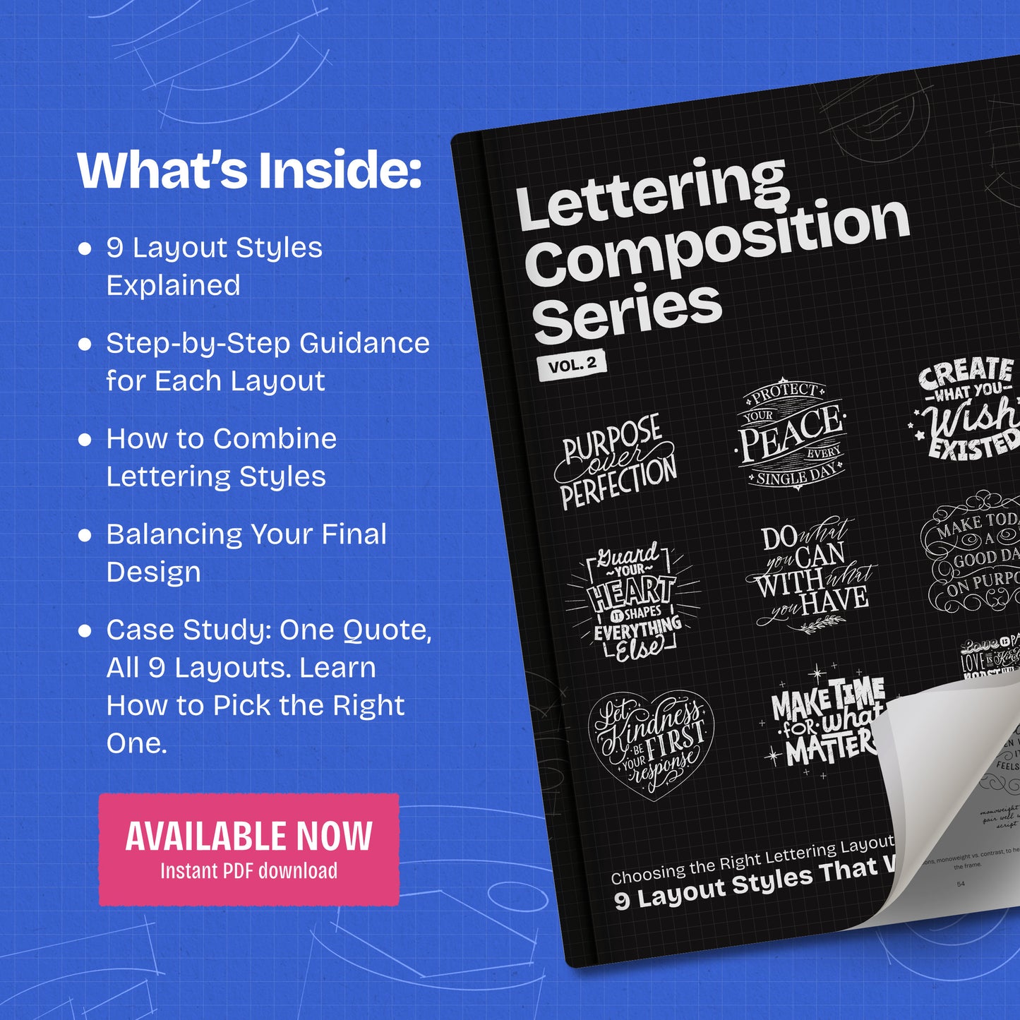Lettering Composition Series (Vol. 2): 9 Layout Styles That Work