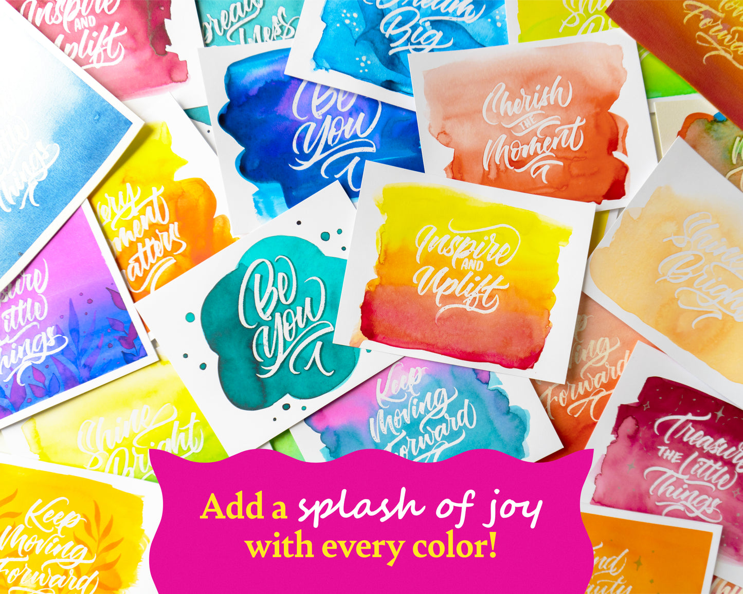 Watercolor Cards Set (300gsm Watercolor Paper)