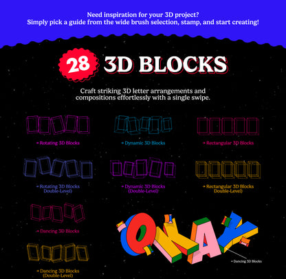 3D Letters Builder