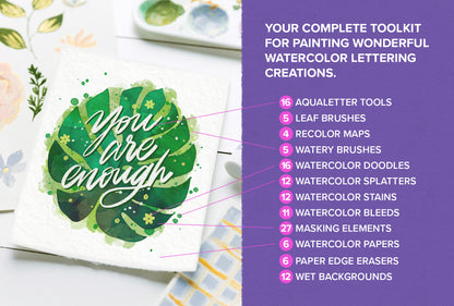 The Ultimate Lettering Toolbox - Watercolor