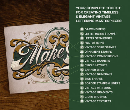 The Ultimate Lettering Toolbox - Vintage