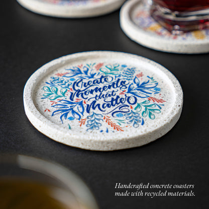 Gather and Celebrate: Individual Coaster (Design 1)