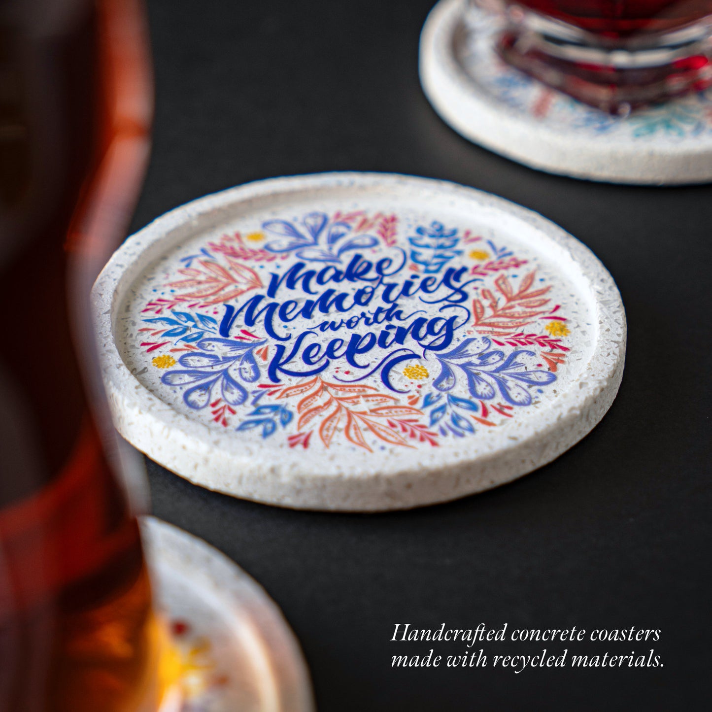 Gather and Celebrate: Individual Coaster (Design 3)