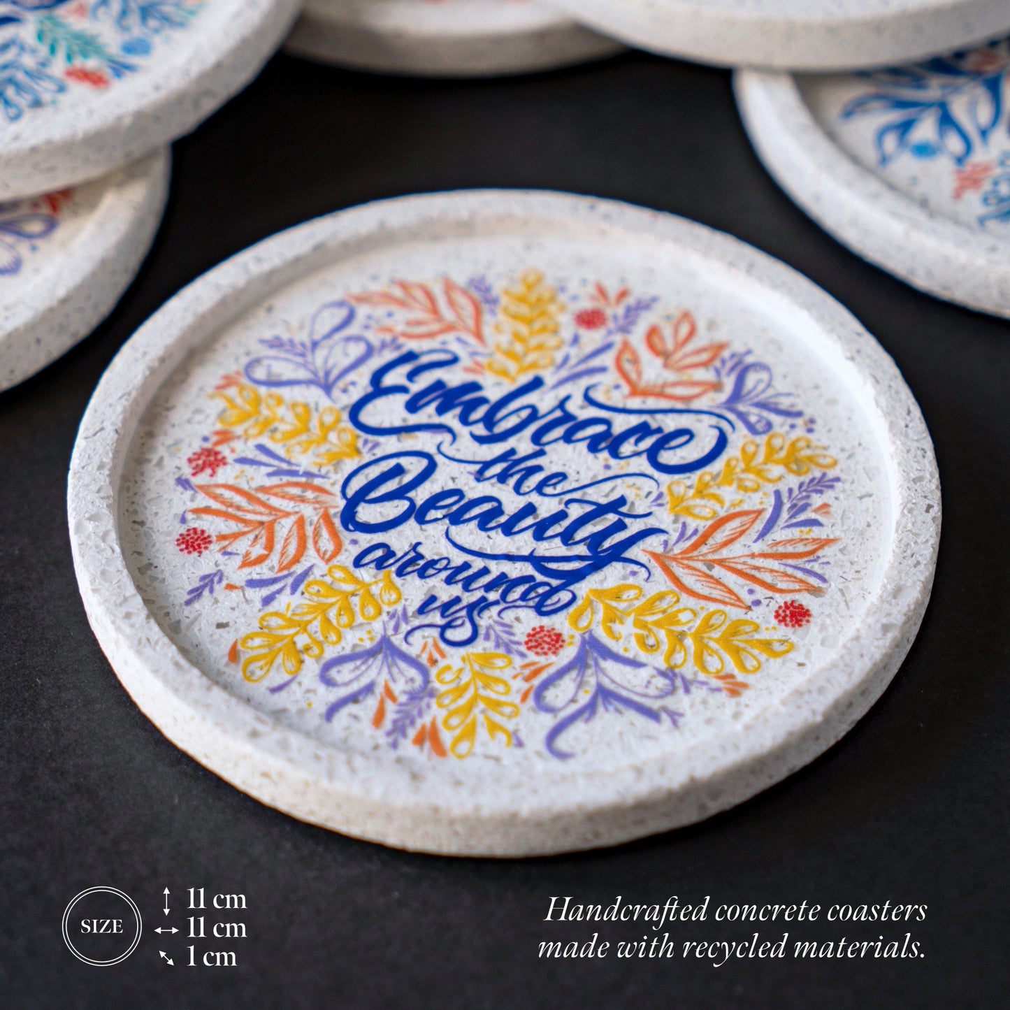 Gather and Celebrate: Full Set of 6 Coasters