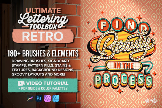 The Ultimate Lettering Toolbox - Retro