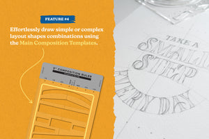 3-inch Composition Ruler by Nico Ng