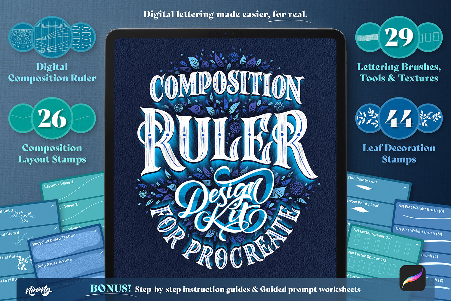 Composition Ruler Design Kit (For Procreate)