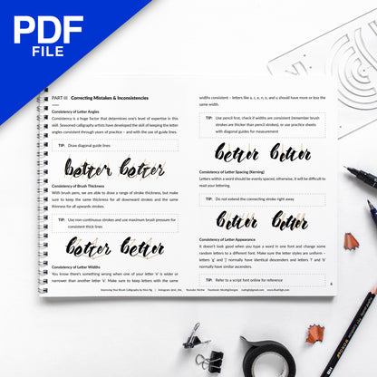 [PDF] Improving Your Brush Calligraphy Workbook by Nico Ng